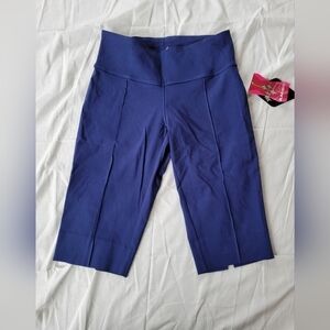 JoFit NWT blue slimmer pedal pusher golf bermuda shorts S